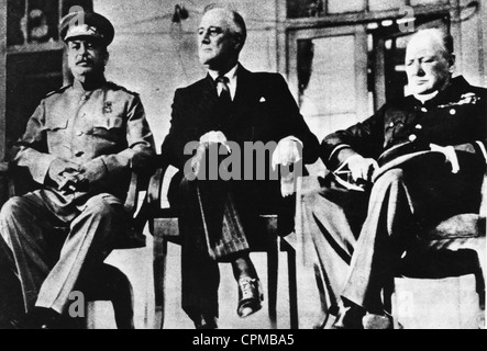 Conferenza di Teheran, 1943 Foto Stock