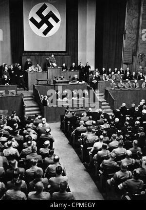 L'apertura del Reichstag nel Kroll Opera, 1933 Foto Stock