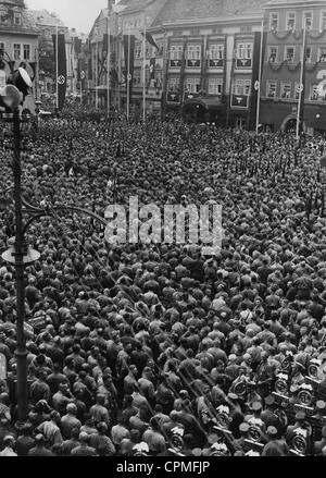 Varie celebrazioni, Julius Streicher a Weimar, 1936 Foto Stock