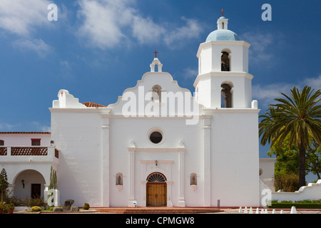 La missione di San Luis Rey de Francia. Oceanside, California. Foto Stock