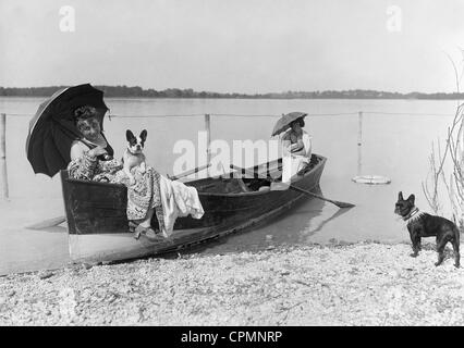 Vacanze sul Chiemsee, 1932 Foto Stock