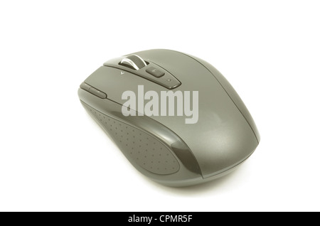 Wireless Laser Mouse isolato su uno sfondo bianco Foto Stock