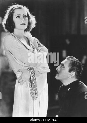 Greta Garbo e John Barrymore in 'Grand Hotel', 1932 Foto Stock