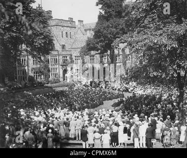 Cerimonia di laurea presso la Yale University, 1931 Foto Stock