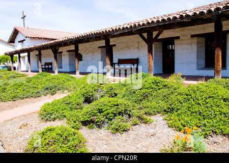 La missione di San Francisco de Solano (1823), Sonoma, CA, Stati Uniti d'America Foto Stock