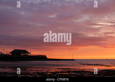 Sunrise in Broadstairs. Foto Stock