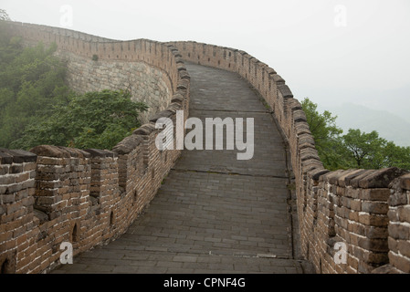 La Cina, la Grande Muraglia della Cina Foto Stock