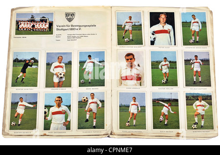 Sport, calcio, squadra, VFB Stuttgart, Verein fuer Bewegungsspiele Stuttgart 1893 e.V., Bundesliga stagione 1965/66 con Rudi Entenmann, Germania, 1965, diritti-aggiuntivi-clearences-non disponibili Foto Stock