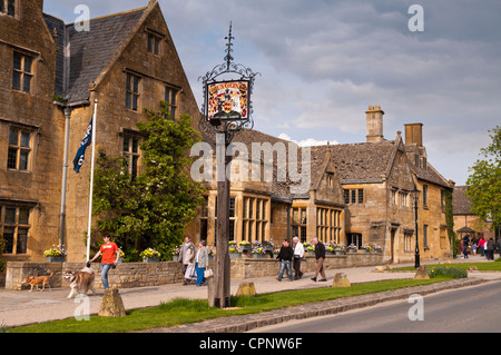 La Lygon Arms Inn, Broadway, Worcestershire, Cotswolds Foto Stock