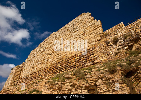 Karak castello, nei pressi di Amman, Giordania, Asia Occidentale Foto Stock