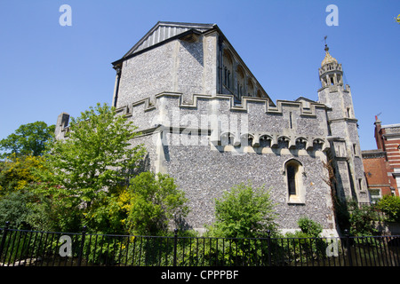 Romsey abbey Inghilterra HAMPSHIRE REGNO UNITO Foto Stock