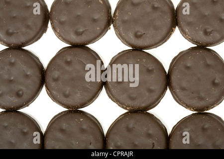 Una scatola di caramelle sottile Girl Scout cookie. Foto Stock