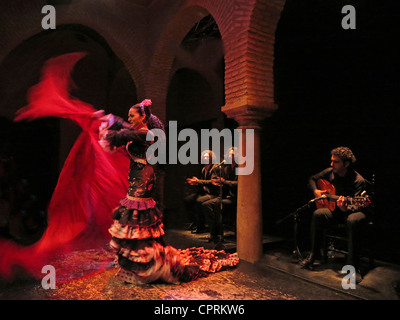 Flamenco spettacolo di danza Siviglia Andalusia Spagna Foto Stock