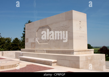 Bellicourt monumento americano Somme Francia Foto Stock