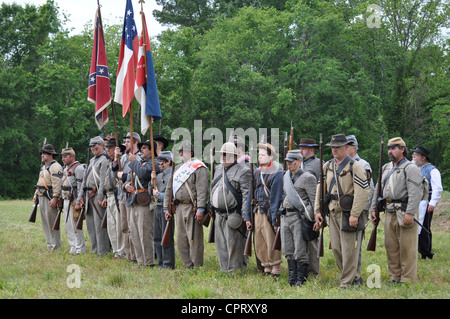 La battaglia di Plymouth Guerra civile rievocazione storica. Foto Stock