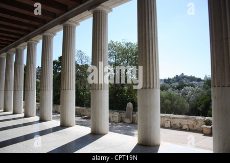 Stoà di Attalo Foto Stock