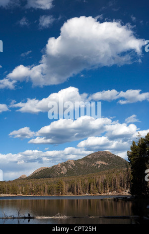 Lago Sprague - Rocky Mountain National Park - Estes Park, COLORADO, Stati Uniti d'America Foto Stock