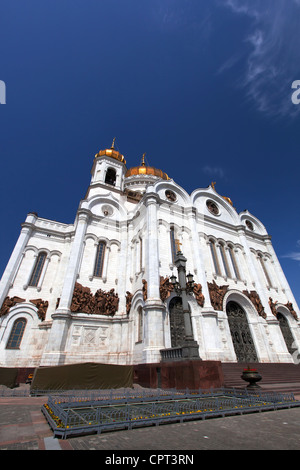 La Cattedrale di Cristo Salvatore - la principale cattedrale della Chiesa Ortodossa Russa di Mosca Foto Stock