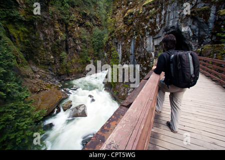 Coquihalla River vicino Othello Gallerie - Coquihalla canyon parco provinciale - speranza, British Columbia, Canada Foto Stock