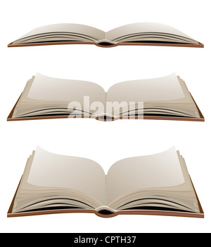 Libri isolati. Foto Stock