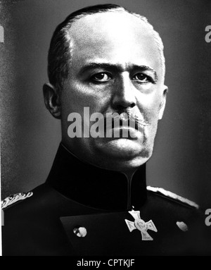 Ludendorff, Erich, 9.4.1865 - 20.12.1937, Generale Tedesco, Generalquartiermeister Di Oberste Heeresleitung (Comando Supremo Dell'Esercito) 1916 - 1918, Ritratto, Foto Stock