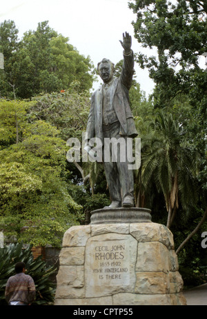 Rhodes, Cecil 5.7.1853 - 26.3.1902, politican britannico, lunghezza intera, monumento, Città del Capo, Sudafrica, Foto Stock