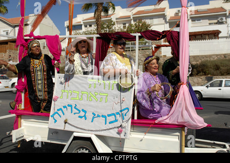 Purim festival 2012 in Eilat Israel Foto Stock