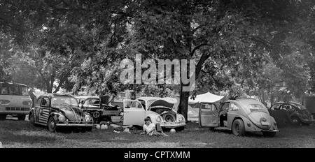 Secondo Atlanta Pop Festival 1970, Campeggio Foto Stock