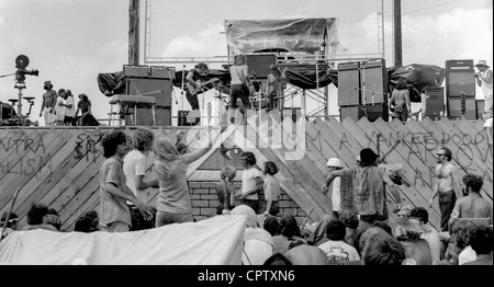 Secondo Atlanta Pop Festival 1970, prestazioni Foto Stock