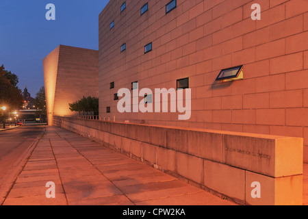 Nuova Sinagoga di Dresda, il 9 novembre 2001 inaugurato, Dresda, Sassonia, Germania, Europa Foto Stock