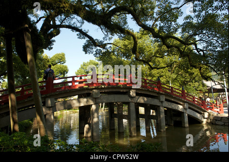 Ponte in Dazaifu Tenmangu, Giappone. 2010 Foto Stock