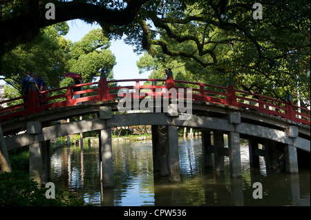 Ponte in Dazaifu Tenmangu, Giappone. 2010 Foto Stock