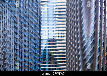 Ufficio città di - costruzione di edifici nel centro di Chicago Foto Stock
