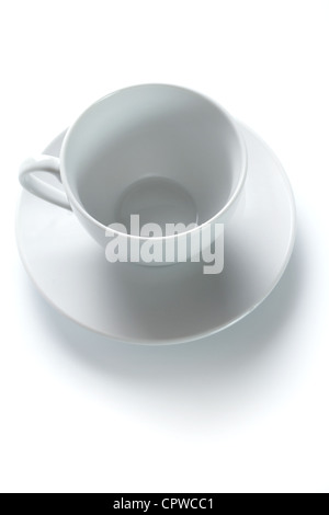 White tazza da caffè Foto Stock
