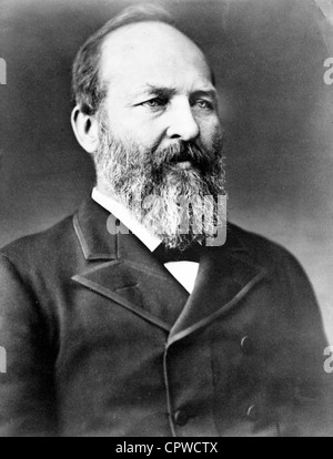 James Garfield, il ventesimo Presidente degli Stati Uniti Foto Stock