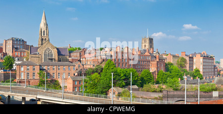 Nottingham City Centre Lace market skyline Nottinghamshire England Regno Unito GB EU europe Foto Stock