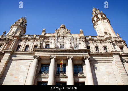 Barcellona Correos post mail edificio in passeig Colon Via Laietana Foto Stock