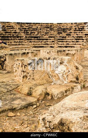 L' odeon nel parco del castello di Pafo Foto Stock