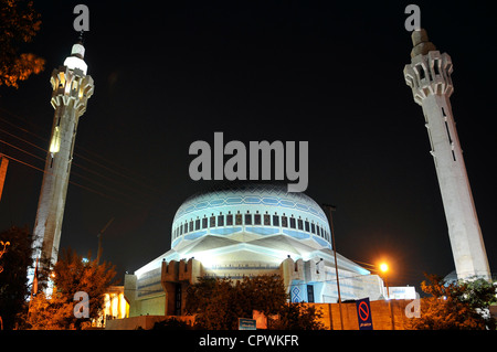 Asia Giordania Amman Re Abdullah moschea Foto Stock