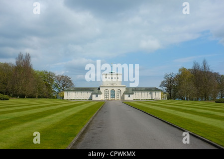 Ingresso alla Air Forces Memorial a Runnymede Foto Stock