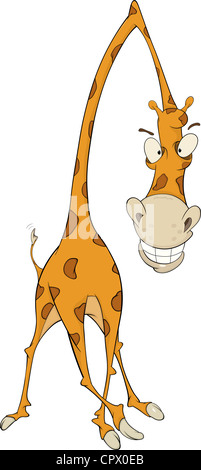 Allegro giraffe Foto Stock