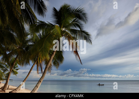 Spiaggia di San Juan, Siquijor, Visayas, Filippine Foto Stock