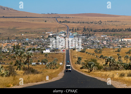 Madagascar altipiani centrali ex provincia di Fianarantsoa Regione di IHorombe città nuova nato di zaffiro Ilakaka rush su nazionale Foto Stock