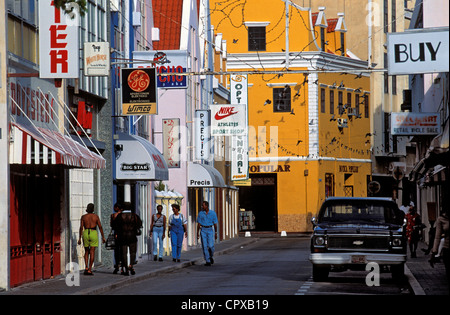 Alle Antille olandesi Curaçao Isola, Willemstad città Foto Stock