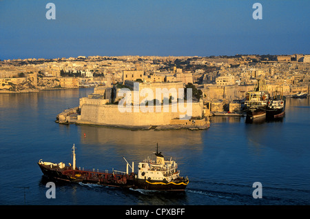 A Malta le Tre Città, Vittoriosa Foto Stock