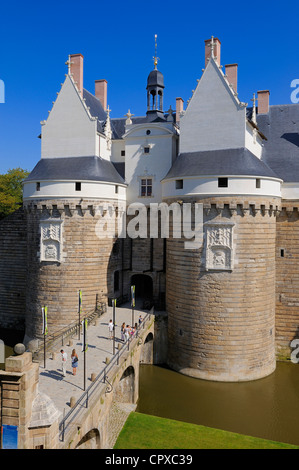 Francia, Loire Atlantique, Nantes, Château des Ducs de Bretagne (Duchi di Bretagna Castello) Foto Stock