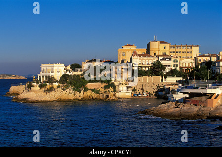 Francia, Bouches du Rhone, Marsiglia, La Corniche Foto Stock