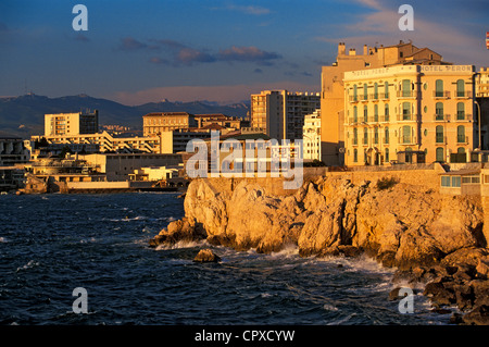 Francia, Bouches du Rhone, Marsiglia, La Corniche Foto Stock