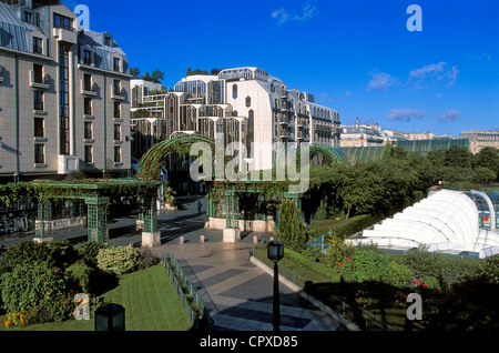 Francia, Parigi, Les Halles Garden Foto Stock