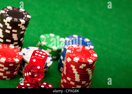 Sfondo del casinò! Foto Stock